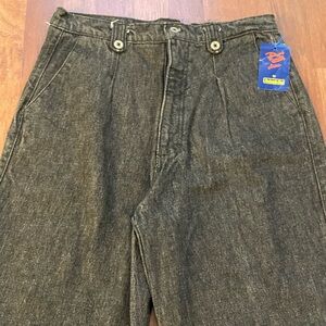 Vintage Black Denim PanHandle Slim High Waist jeans NWT size 15/16